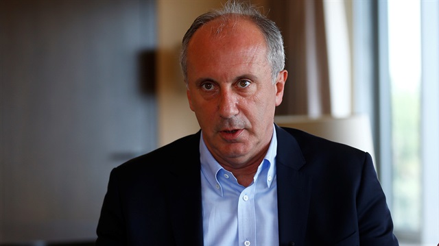 CHP'nin cumhurbaşkanı adayı Muharrem İnce.
