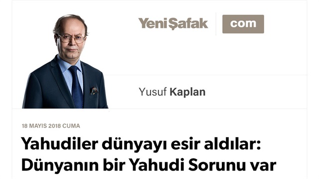 Yahudiler dünyayı esir aldılar: Dünyanın bir Yahudi Sorunu var