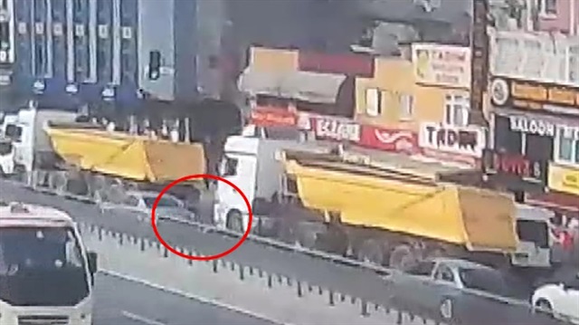 Hafriyat kamyonunun ezdiği babaanne ile torunu feci şekilde can verdi
