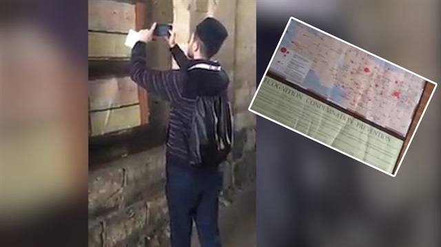 Kudüs sokaklarında skandal harita!