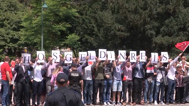 Cumhurbaşkanı Erdoğan'a Bosna Hersek'te sevgi seli
