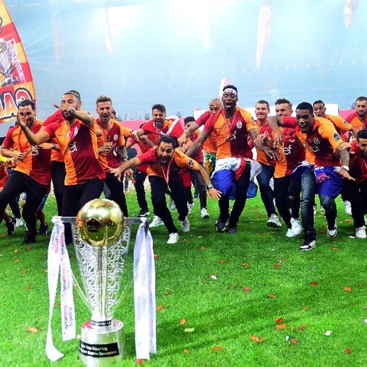 Galatasaray'dan ses getiren şampiyonluk kutlaması