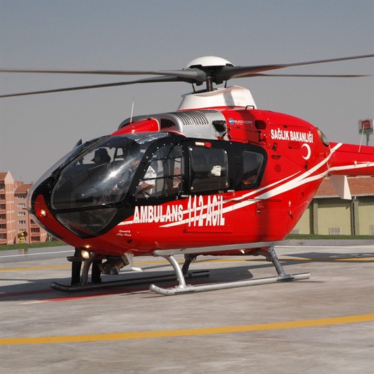 Ambulans helikopterler her yerde