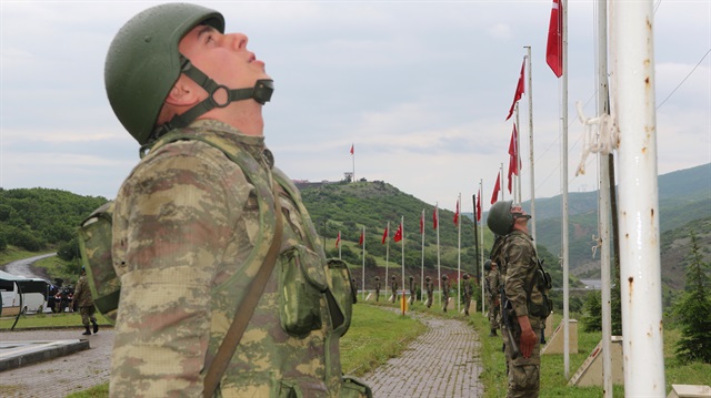 Anıttepe'de anma töreni