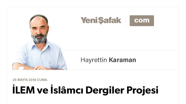 İLEM ve İslâmcı Dergiler Projesi