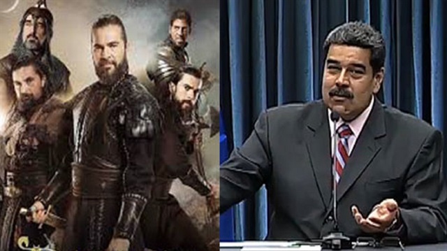 Maduro'dan Diriliş Ertuğrul'a övgü dolu sözler