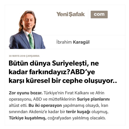 Bütün dünya Suriyeleşti, ne kadar farkındayız? ABD’ye karşı küresel bir cephe oluşuyor..