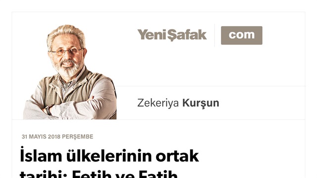 İslam ülkelerinin ortak tarihi: Fetih ve Fatih