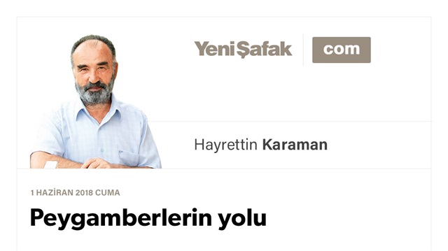 Peygamberlerin yolu