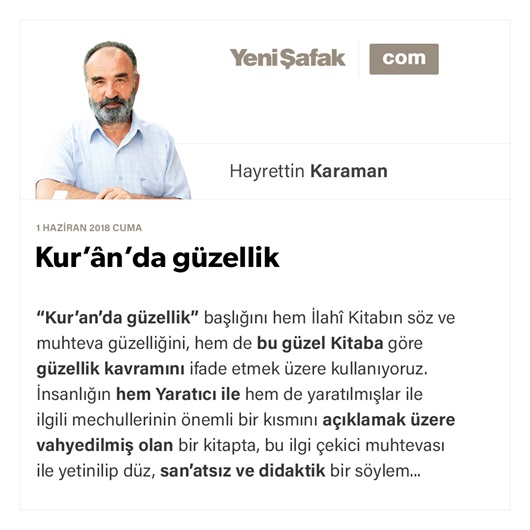 Kur’ân’da güzellik