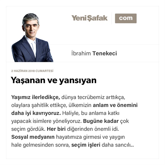 Yaşanan ve yansıyan