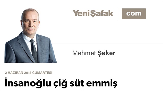 İnsanoğlu çiğ süt emmiş emmoğlu, çiğ çiğ konuşması ondan
