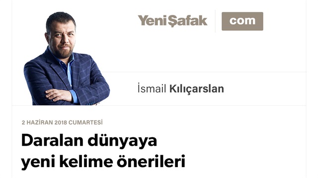 Daralan dünyaya yeni kelime önerileri