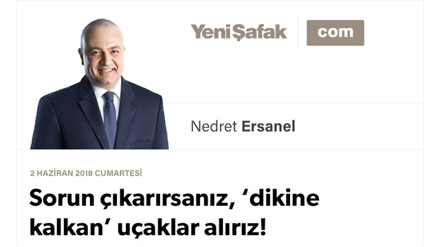 Sorun çıkarırsanız, ‘dikine kalkan’ uçaklar alırız!