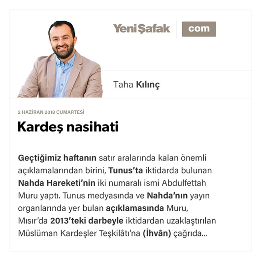 Kardeş nasihati