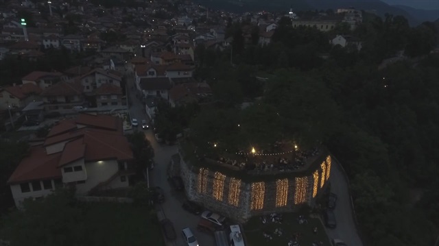 Osmanlı çarşısında ramazan coşkusu