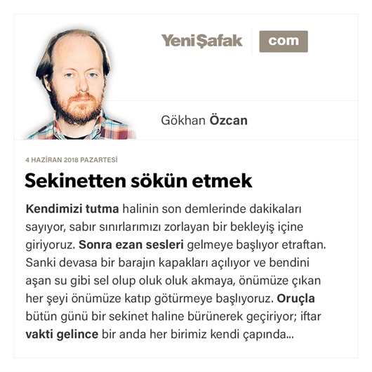 Sekinetten sökün etmek