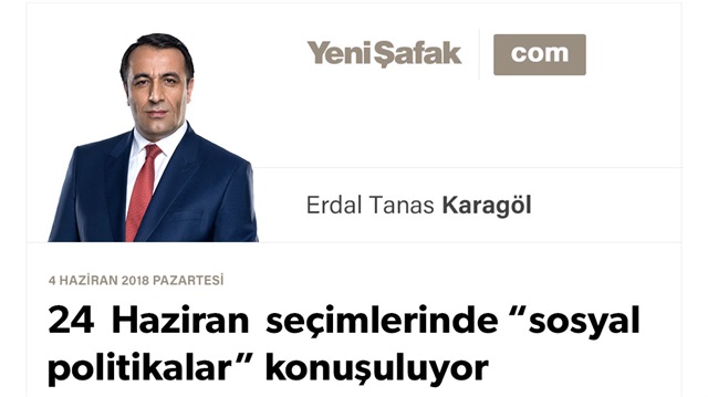 24 Haziran seçimlerinde “sosyal politikalar” konuşuluyor