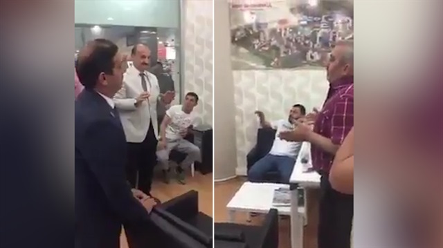 Esnafa ziyarete gelen Saadet Partililer boynu bükük ayrıldı