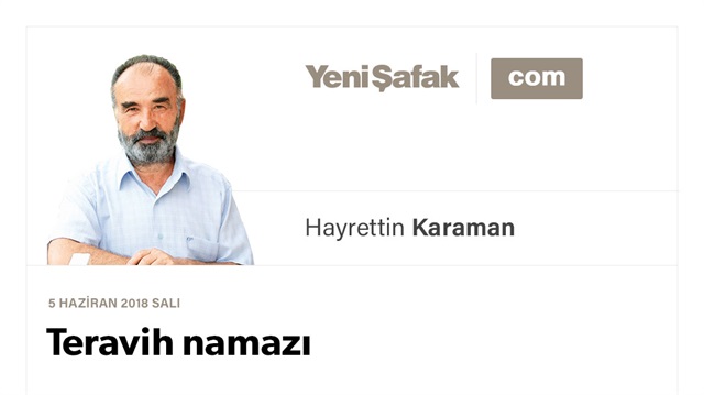 Teravih namazı