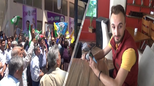 Mardin'de HDP’ye mehteranlı tokat gibi protesto