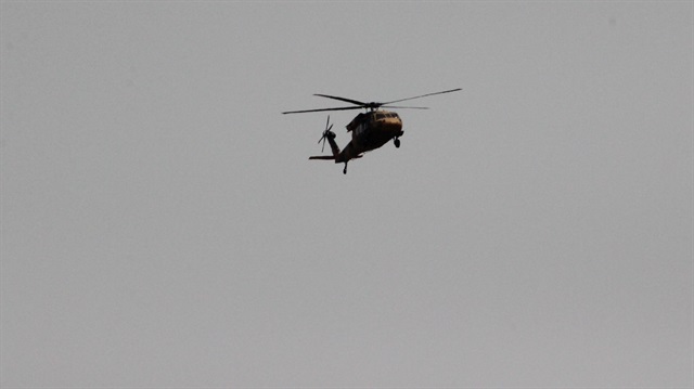 Kilis semalarındaki helikopter trafiği merak uyandırdı.