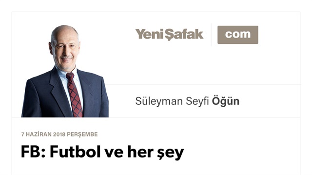 FB: Futbol ve her şey