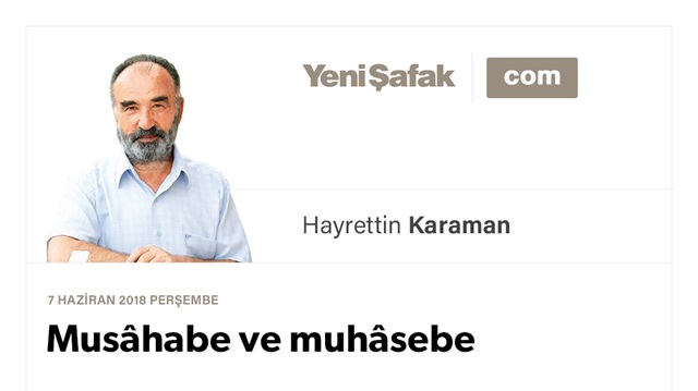 Musâhabe ve muhâsebe