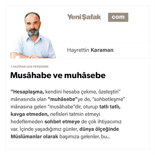 Musâhabe ve muhâsebe
