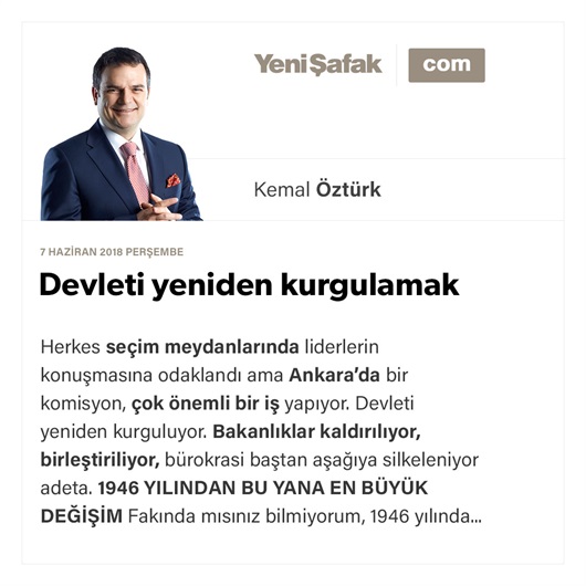 Devleti yeniden kurgulamak