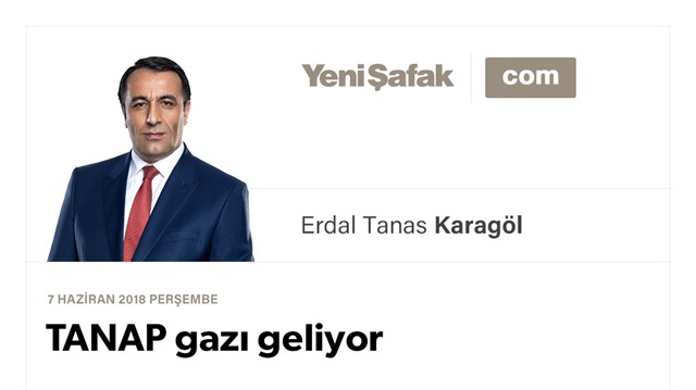 TANAP gazı geliyor