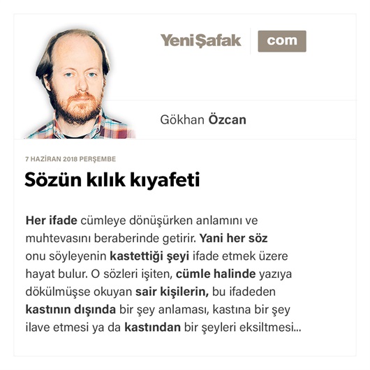 Sözün kılık kıyafeti