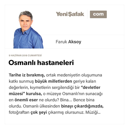 Osmanlı hastaneleri