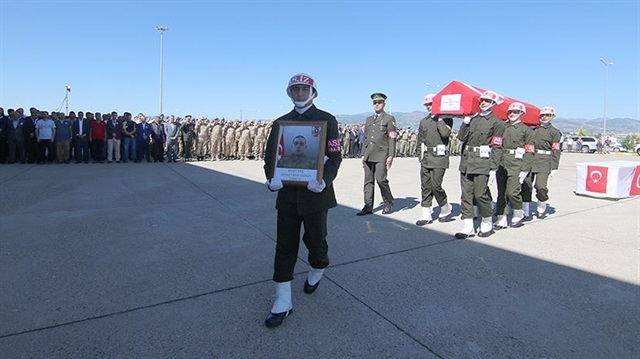 Şehit Piyade Er Yarkın için tören düzenlendi.