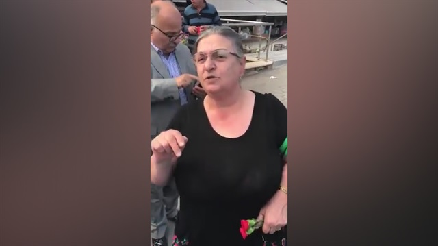 Muhalefeti 2 dakikada bitiren Karadenizli kadın!