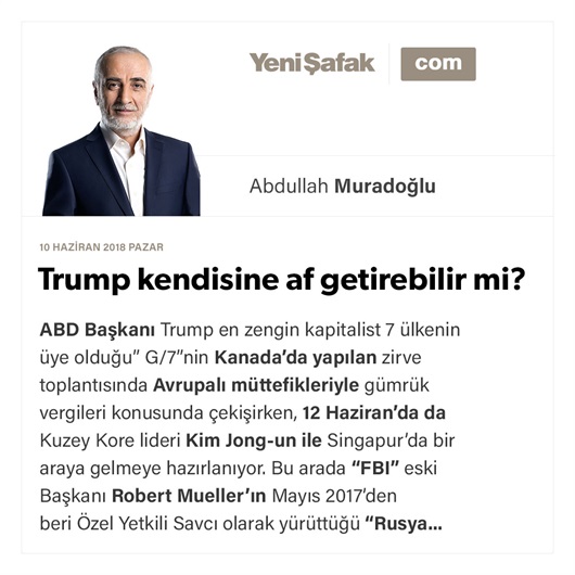 Trump kendisine af getirebilir mi?