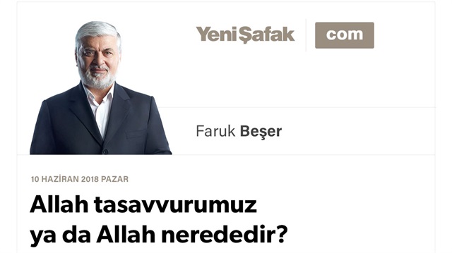Allah tasavvurumuz ya da Allah nerededir?