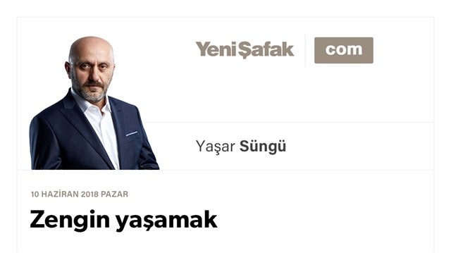 Zengin yaşamak