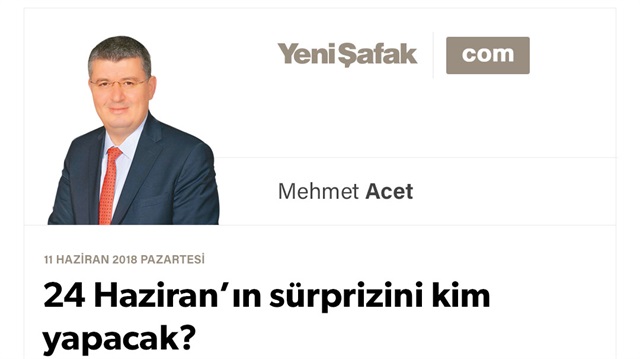 24 Haziran’ın sürprizini kim yapacak?