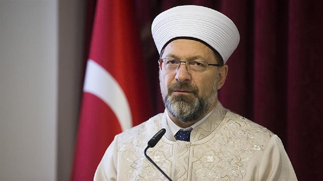 Diyanet İşleri Başkanı Ali Erbaş, açıklamalarda bulundu.