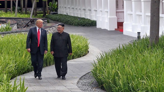 ABD Başkanı Donald Trump ve Kuzey Kore lideri Kim Jong-un