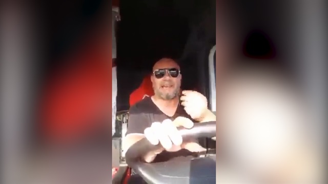 TIR şoföründen muhalefetin dengesini bozan konuşma