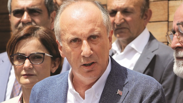 Cumhuriyet Halk Partisi’nin (CHP) cumhurbaşkanı adayı Muharrem İnce
