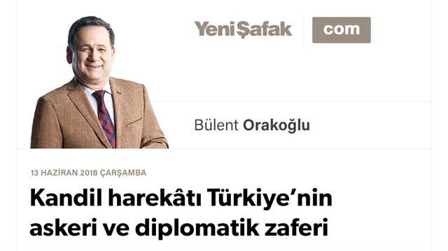 Kandil harekâtı Türkiye’nin askeri ve diplomatik zaferi