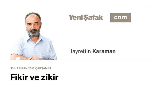 Fikir ve zikir