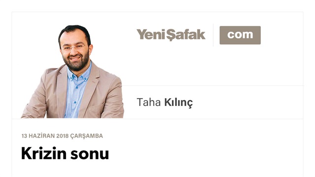 Krizin sonu