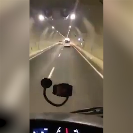 Sabuncubeli Tüneli'nden geçen vatandaş: Yıkacak mısın bunu da Muharrem?