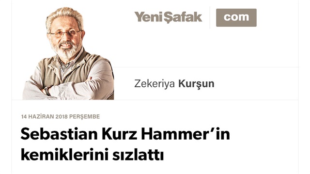 Sebastian Kurz Hammer’in kemiklerini sızlattı