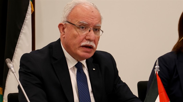 Filistin Dışişleri Bakanı Riyad el-Maliki.