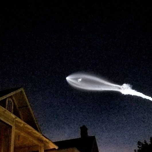 Turistler görüntüledi: UFO paniği